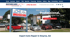 Desktop Screenshot of motorcarsintl.com